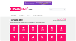 Desktop Screenshot of lunarcafe.com